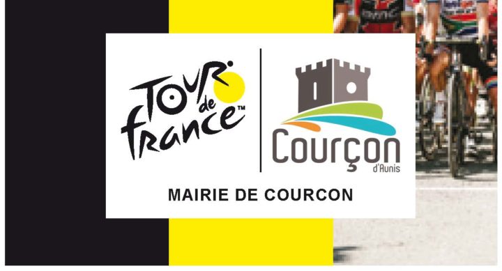 Affiche officielle « COURCON FETE LE TOUR »