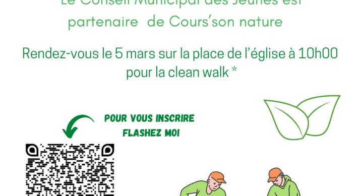Conseil Municipal des Jeunes : Clean Walk (marche propre) 5 mars