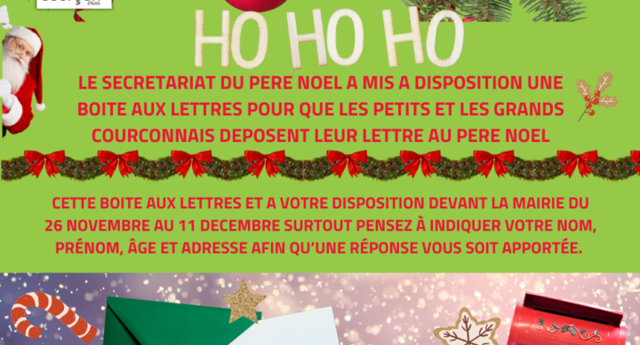 Ho Ho Ho : le secretariat du Père Noël est à votre disposition