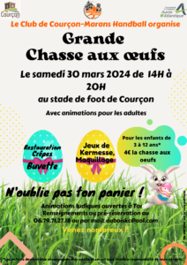CHASSE AUX OEUFS @ STADE DE FOOT COURCON